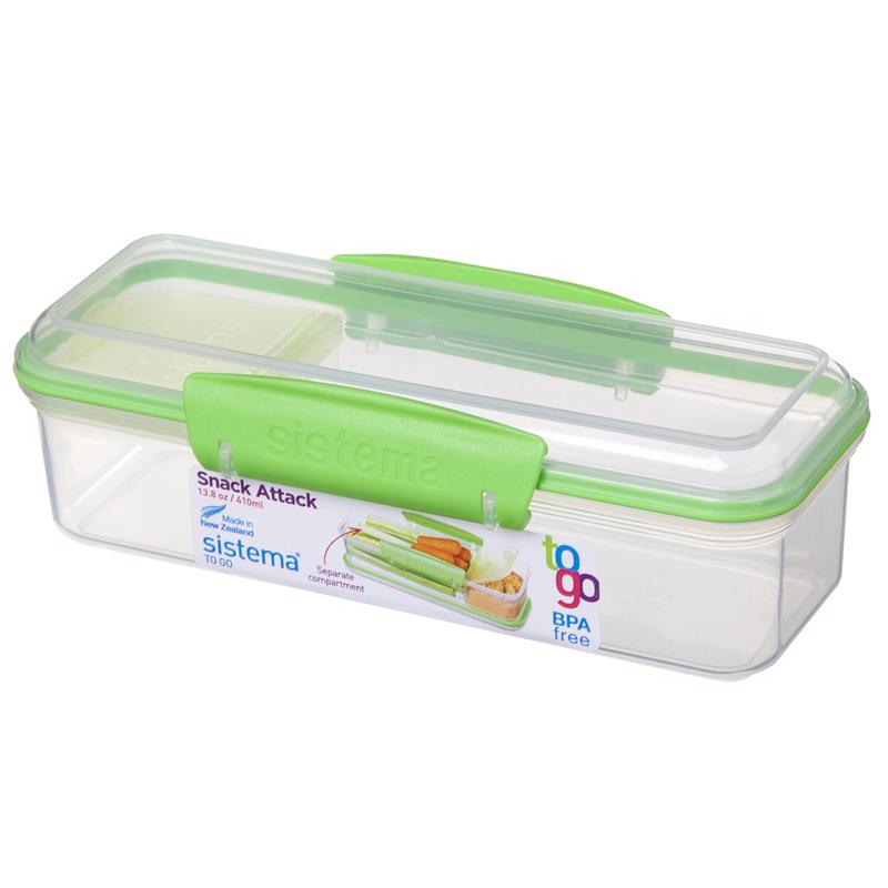 Sistema To Go 13.8 oz Clear Food Storage Container