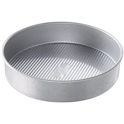 USA Pan 9 in. W X 9 in. L Round Cake Pan Silver