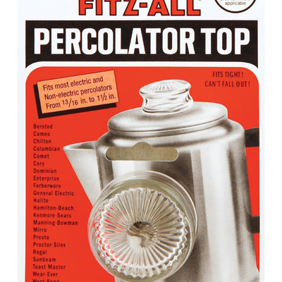 Fitz-All Glass Replacement Percolator Top Clear