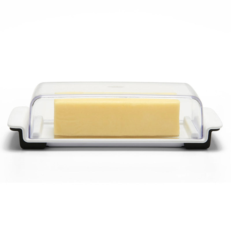 OXO Good Grips Black/White Plastic Butter Dish 4 oz
