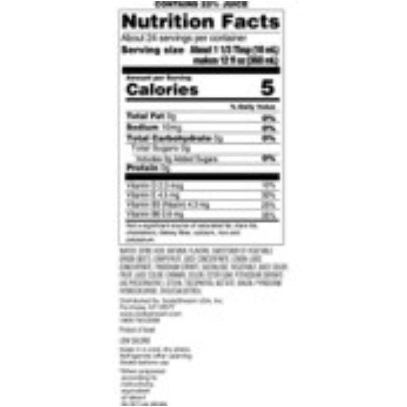 SodaStream Waters Zeros Pink Grapefruit Soda Mix 14.8 oz