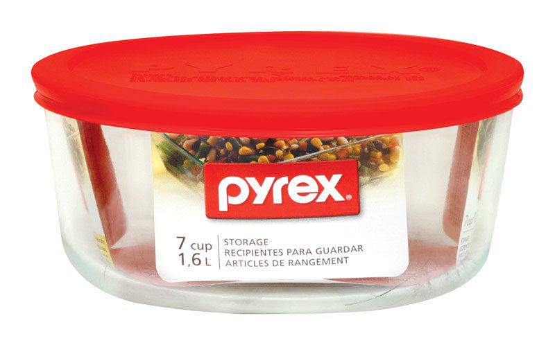 Pyrex 7 cups Clear Food Storage Container