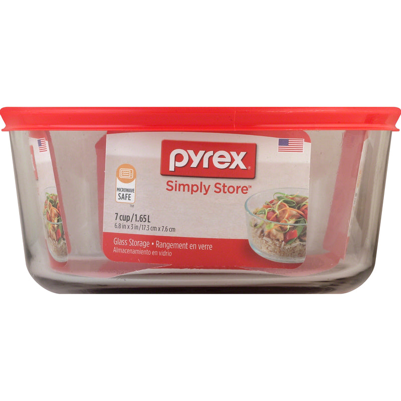 Pyrex 7 cups Clear Food Storage Container