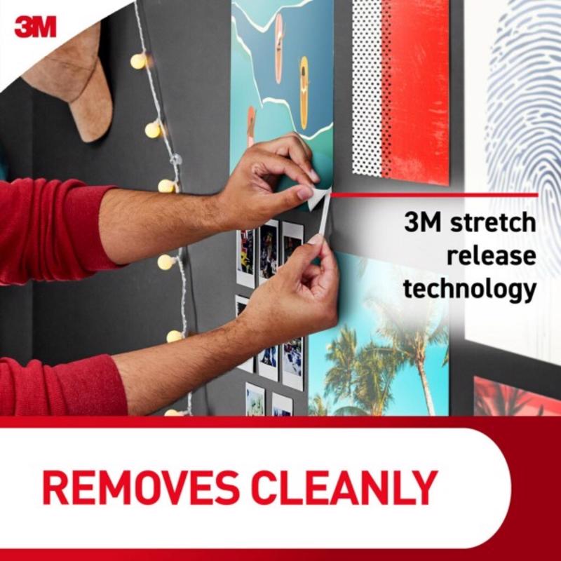 3M Command White Poster Strips 1 lb 48 pk