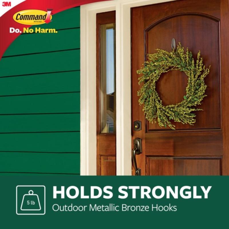 3M Command Large Plastic Hook 4.125 in. L