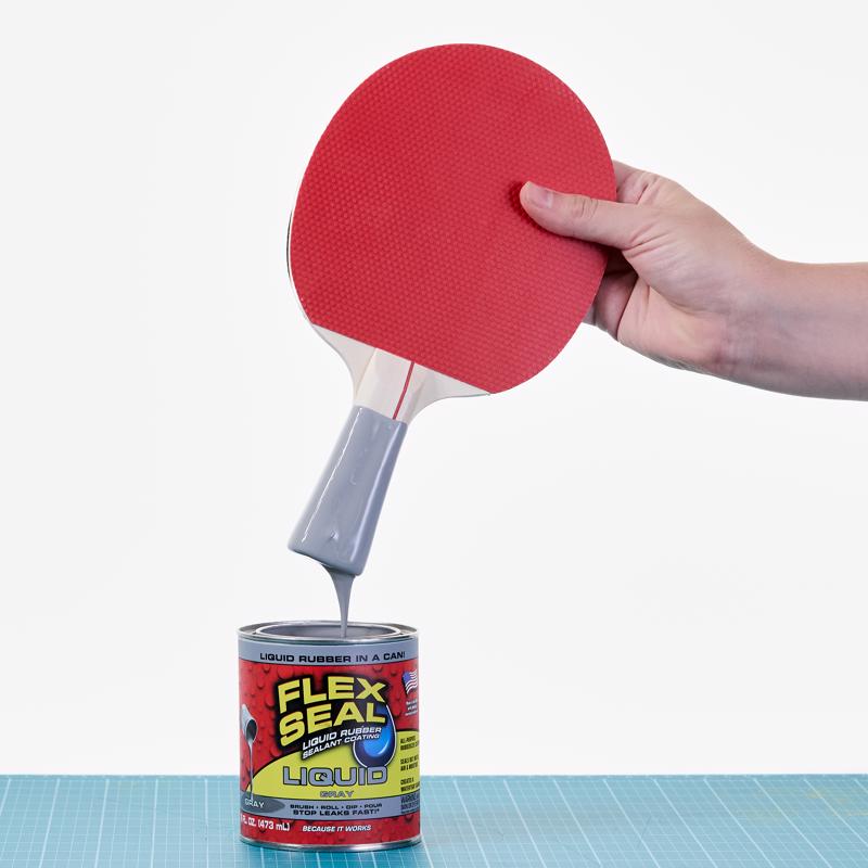 Flex Seal Family of Products Flex Seal Gray Liquid Rubber Sealant Coating 16 fl. oz.