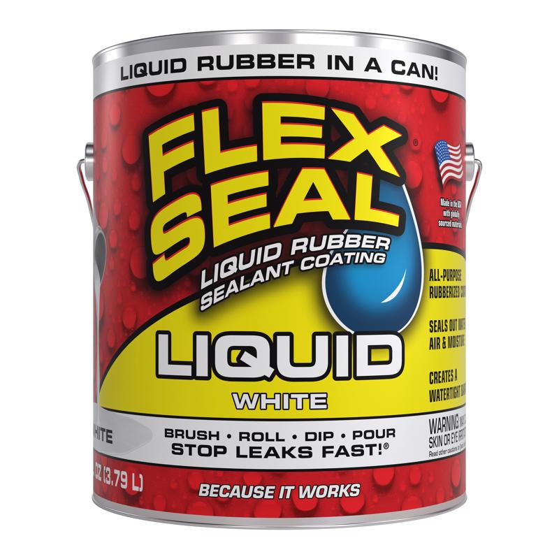 Flex Seal Family of Products Flex Seal White Liquid Rubber Sealant Coating 128 fl. oz.