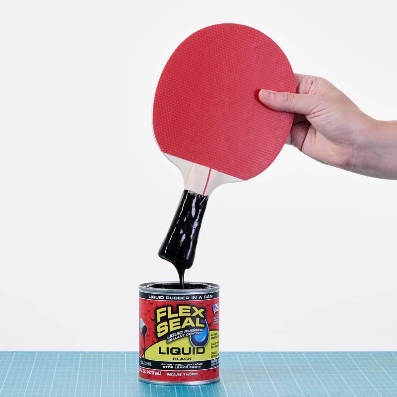 Flex Seal Family of Products Flex Seal Black Liquid Rubber Sealant Coating 16 fl. oz.