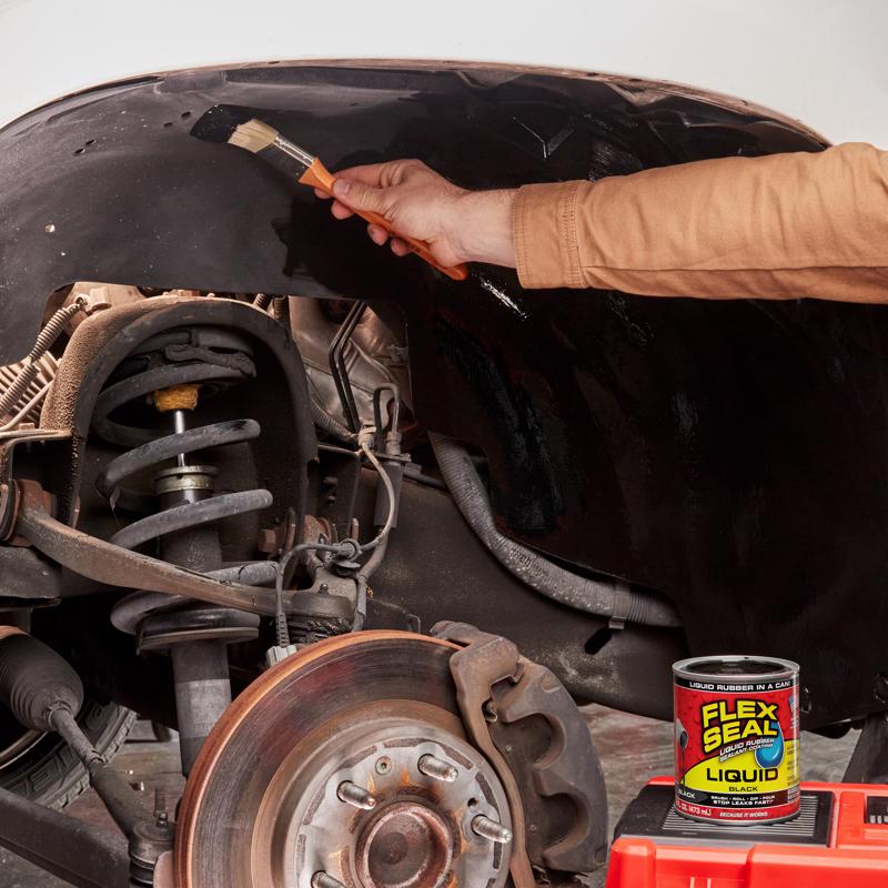 Flex Seal Family of Products Flex Seal Black Liquid Rubber Sealant Coating 16 fl. oz.