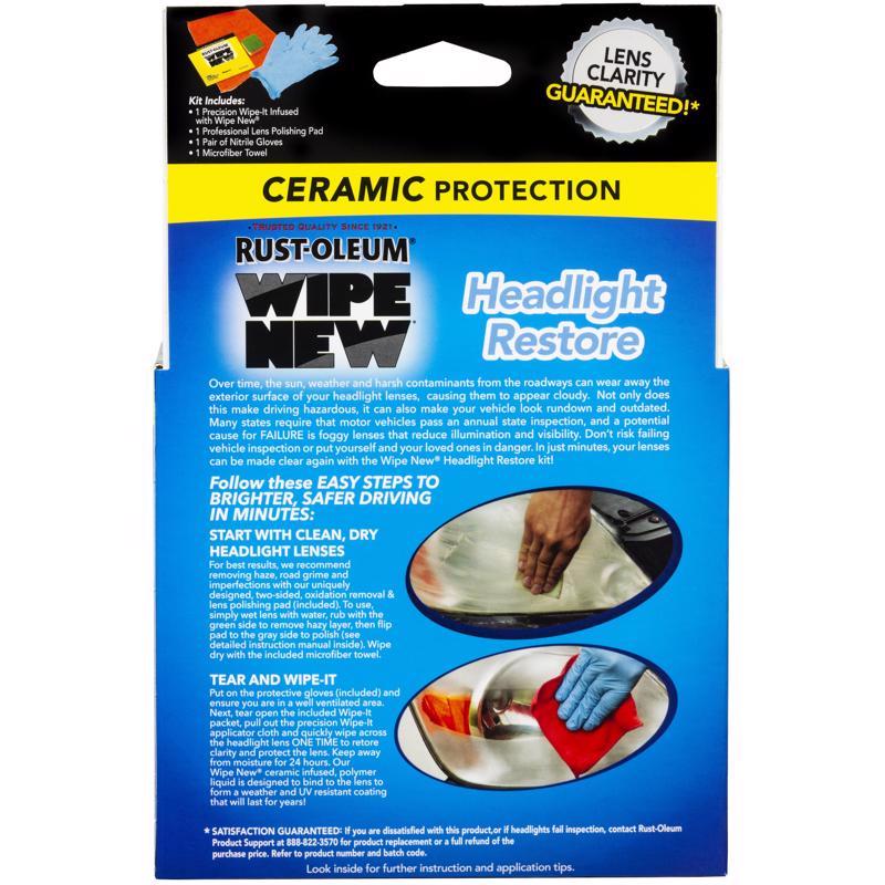 Rust-Oleum Wipe New Headlight Restorer Kit