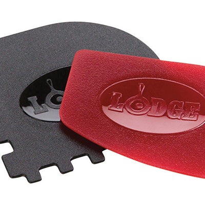 Lodge Black/Red Polycarbonate Scraper Combo Set