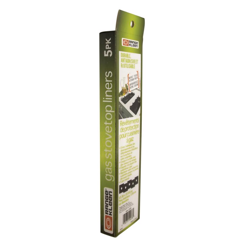 Range Kleen Plastic Stovetop Liners 12.62 in. W X 12.62 in. L