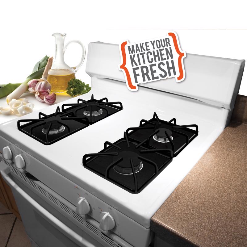 Range Kleen Plastic Stovetop Liners 12.62 in. W X 12.62 in. L