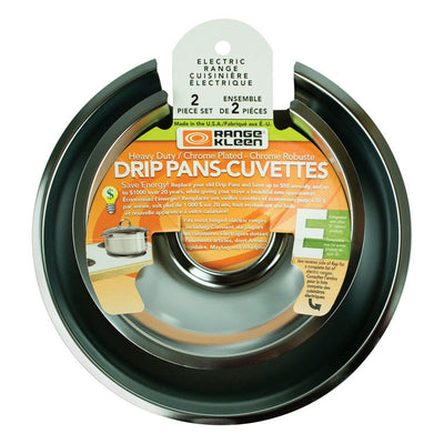Range Kleen Steel Drip Pan 8 in. W X 8 in. L