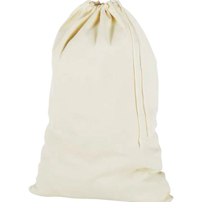 Whitmor White Canvas Laundry Bag