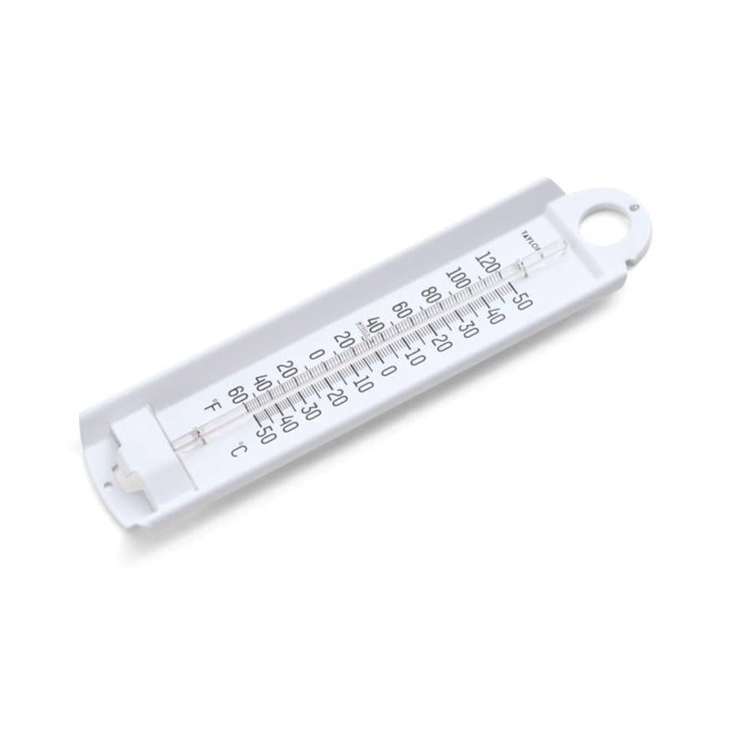 Taylor Tube Thermometer Aluminum White 8.86 in.