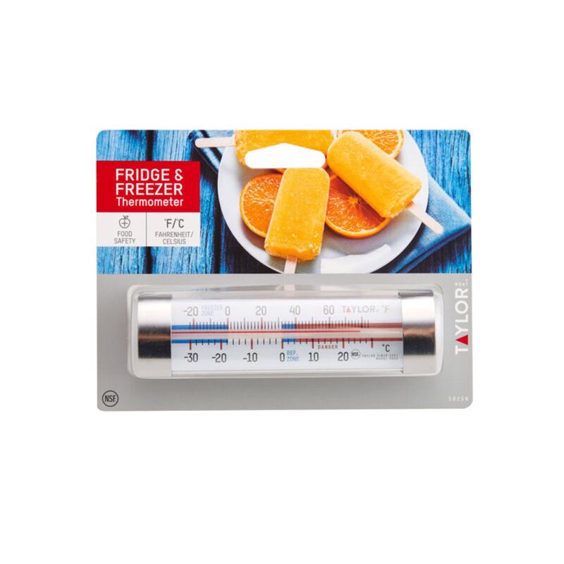 Taylor Instant Read Analog Freezer/Refrigerator Thermometer