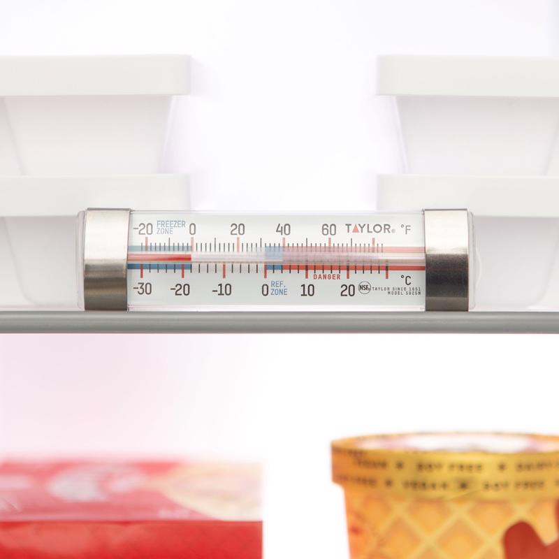 Taylor Instant Read Analog Freezer/Refrigerator Thermometer