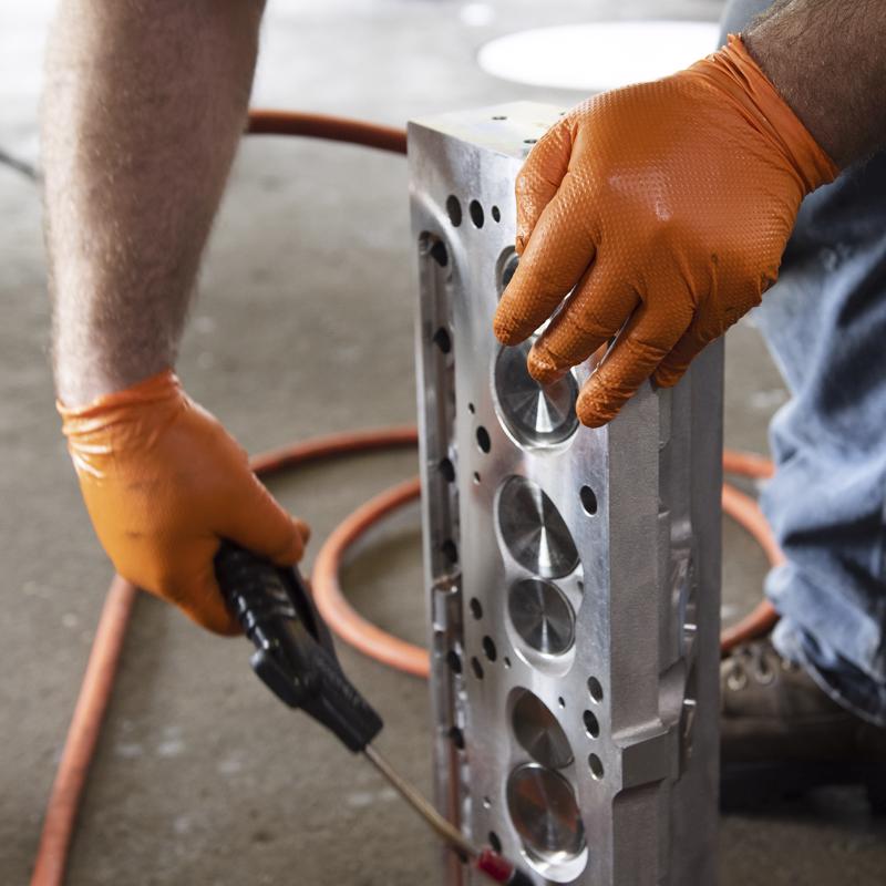 Gloveworks Nitrile Disposable Gloves XX-Large Orange Powder Free 100 pk