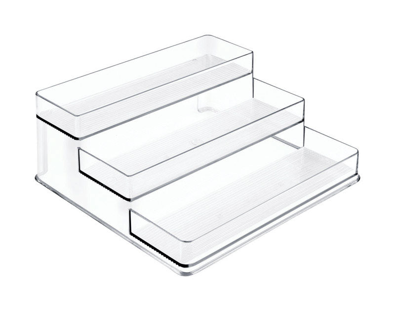 iDesign Linus 4 in. H X 9.25 in. W X 10.25 in. L Clear Spice Organizer