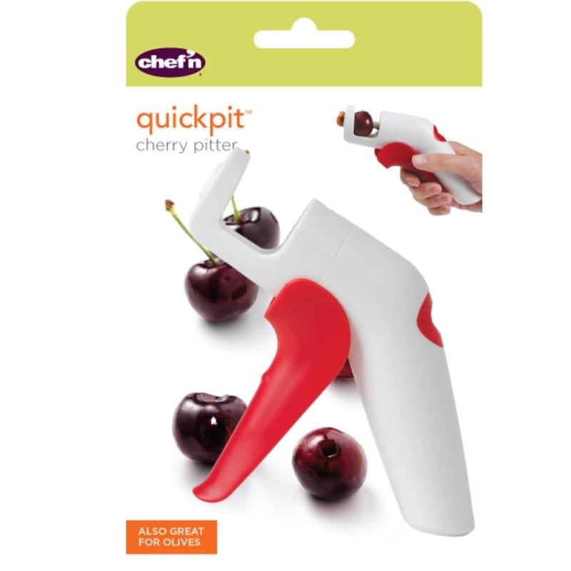 Chef'n QuickPit Red/White Plastic Cherry/Olive Pitter