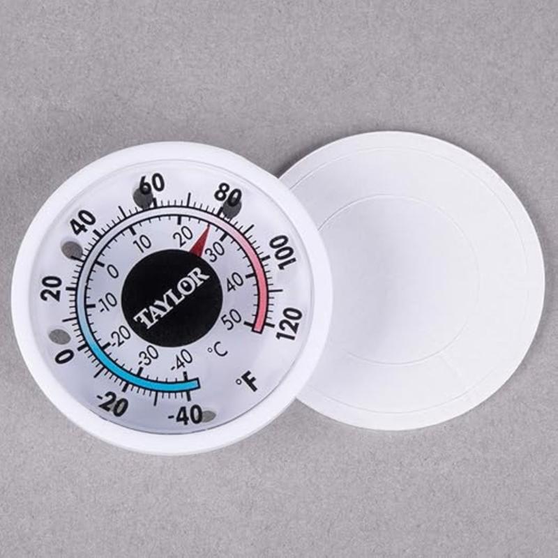Taylor Dial Thermometer Plastic White 1.75 in.