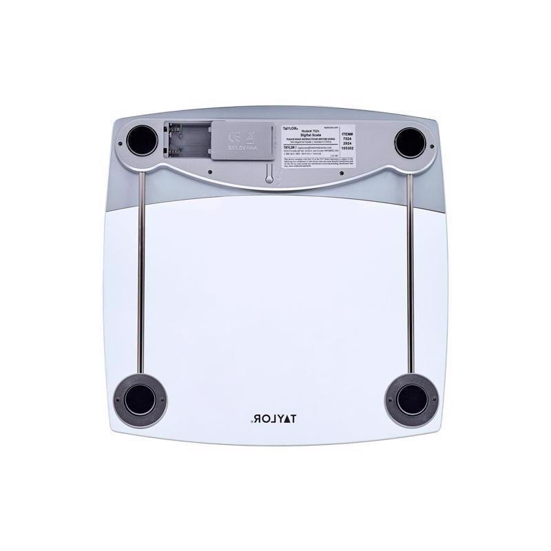 Taylor 440 lb Digital Bathroom Scale Clear
