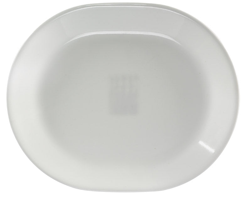 Corelle Winter Frost Glass Winter Serving Platter 12-1/2 in. D