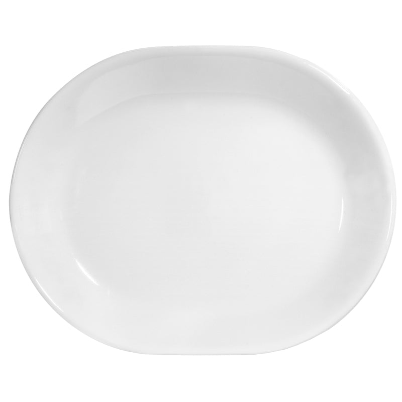 Corelle Winter Frost Glass Winter Serving Platter 12-1/2 in. D