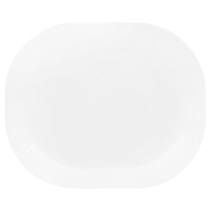 Corelle Winter Frost Glass Winter Serving Platter 12-1/2 in. D
