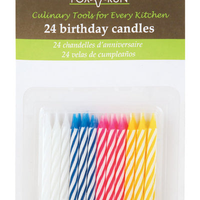 Fox Run Assorted None Scent Birthday Candles