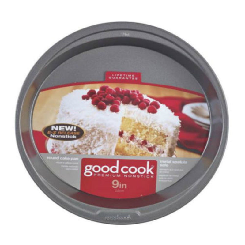 Good Cook 9 in. W X 9 in. L Cake Pan Gray
