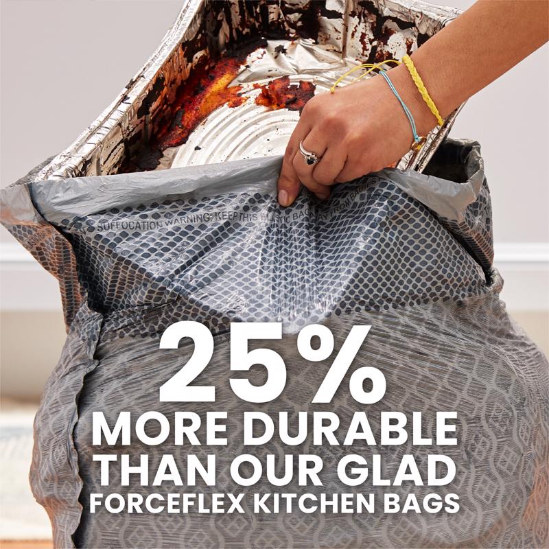 Glad ForceFlex Plus 20 gal Fresh Trash Bags Drawstring 30 pk
