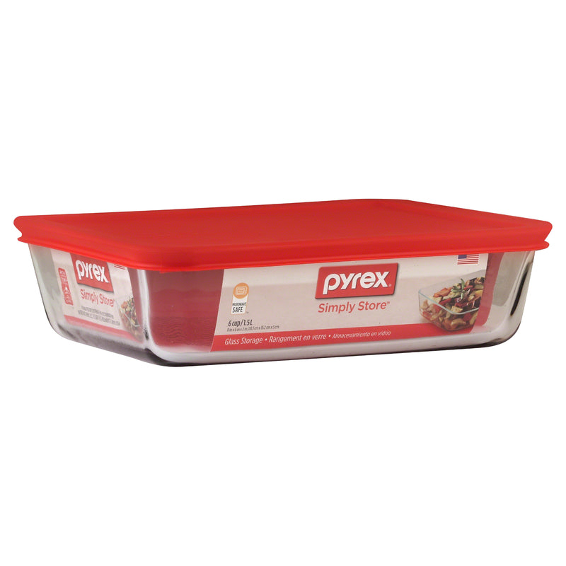 Pyrex Simply Store 6 cups Clear Food Storage Container
