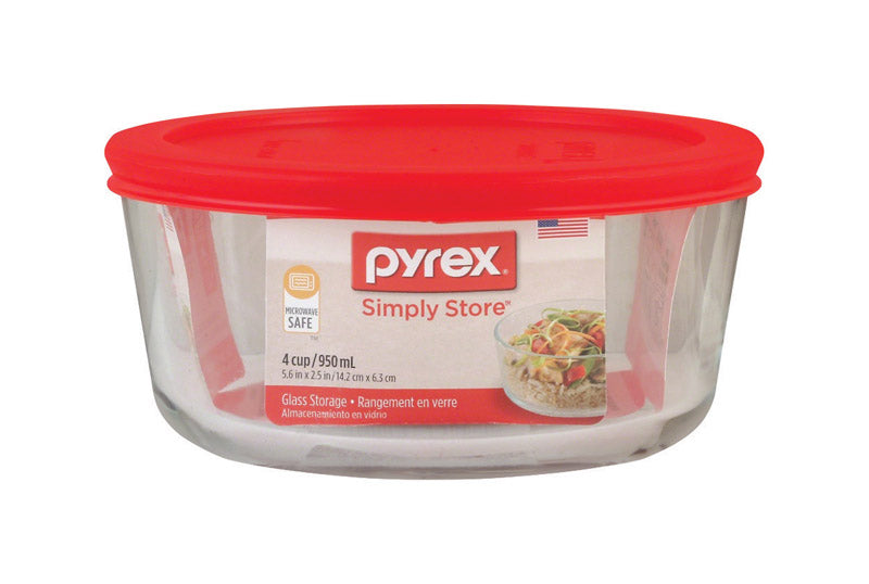 Pyrex 4 cups Clear Food Storage Container