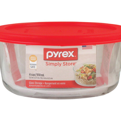 Pyrex 4 cups Clear Food Storage Container