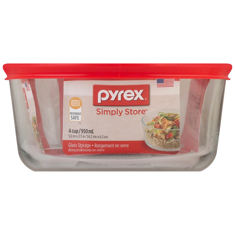 Pyrex 4 cups Clear Food Storage Container