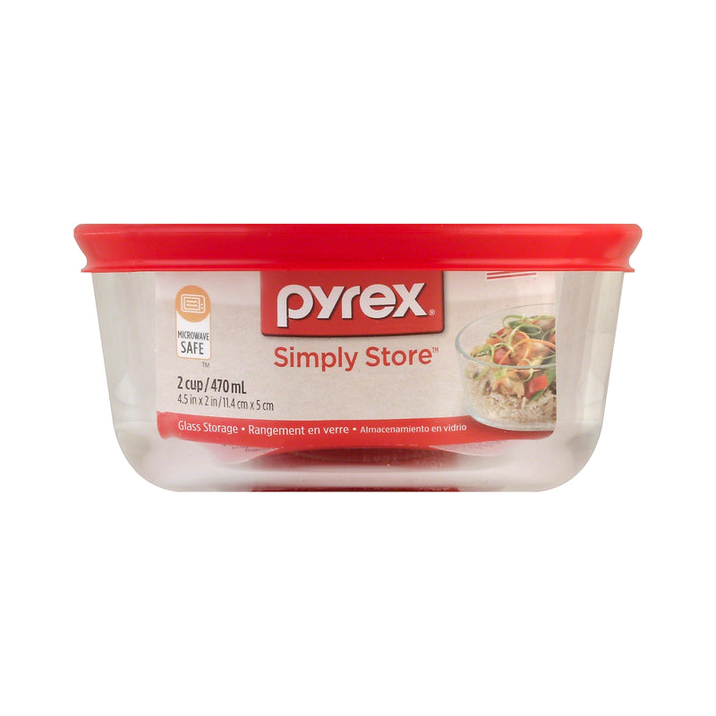 Pyrex 2 cups Clear Food Storage Container