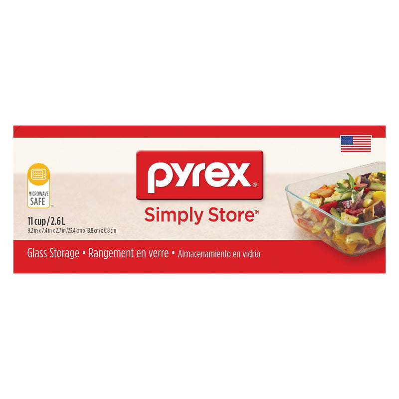 Pyrex 11 cups Clear Food Storage Container