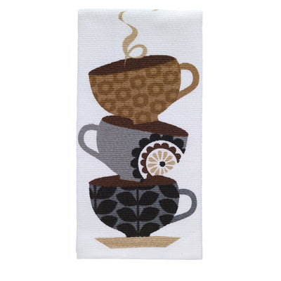 T-Fal Multicolored Cotton Coffee Cups Kitchen Towel