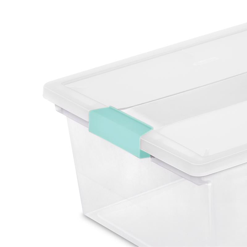 Sterilite 2.4 cu ft Assorted Clip Storage Box 6.25 in. H X 11 in. W X 14 in. D Stackable