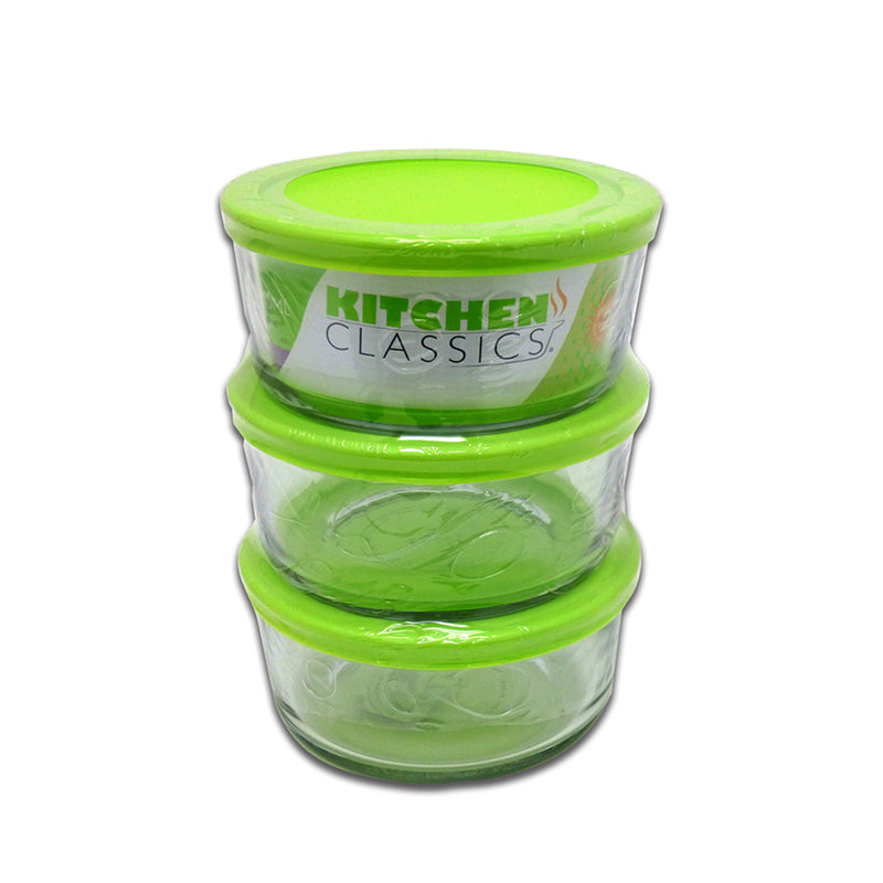 Kitchen Classics 4 cups Clear Food Storage Container Set
