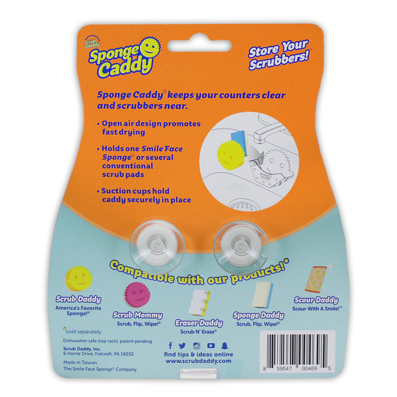 Scrub Daddy Sponge Caddy Heavy Duty Sponge For Household 6.5 in. L
