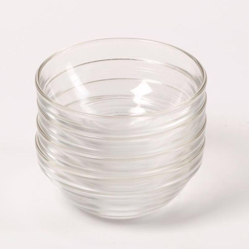 Gemco Clear Glass Prep Bowl Set 4 oz