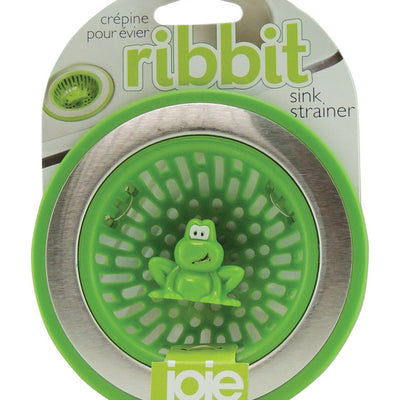 Joie Ribbit Frog Green Plastic/Stainless Steel Sink Strainer