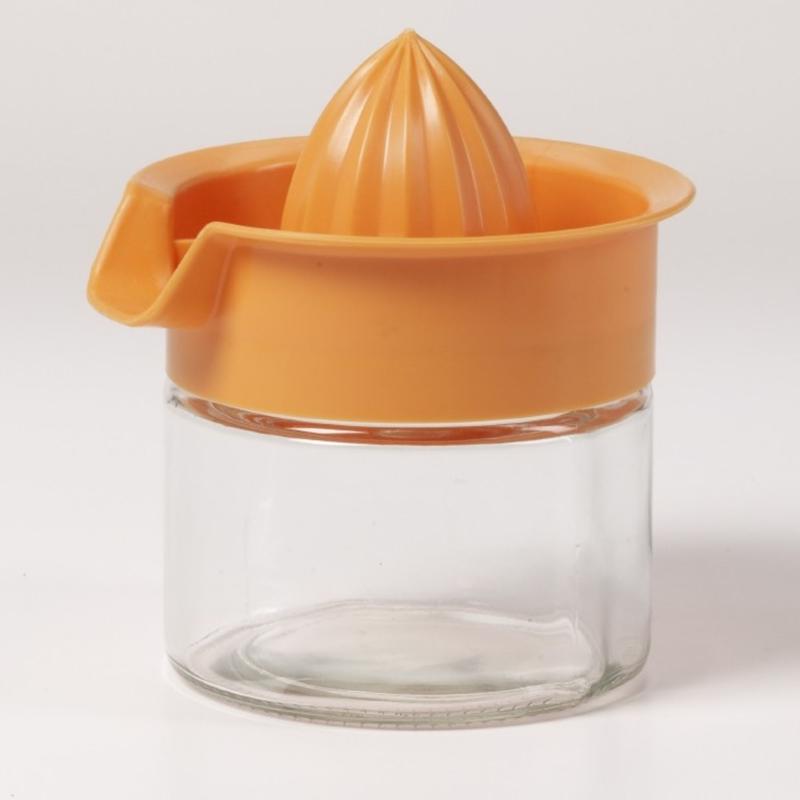 Lifetime Clear/Yellow Glass/Plastic Manual Juice Press 12 oz