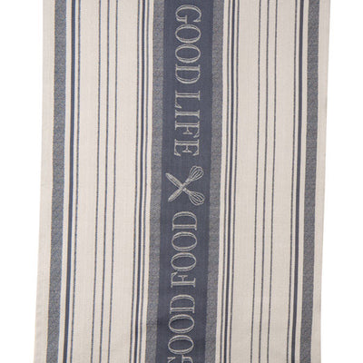 Kay Dee Cooks Kitchen Graphite Cotton Woven Jacquard Tea Towel
