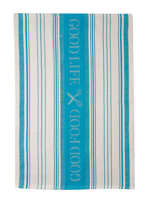 Kay Dee Cooks Kitchen Teal Cotton Tea Towel