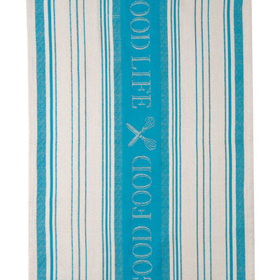 Kay Dee Cooks Kitchen Teal Cotton Tea Towel