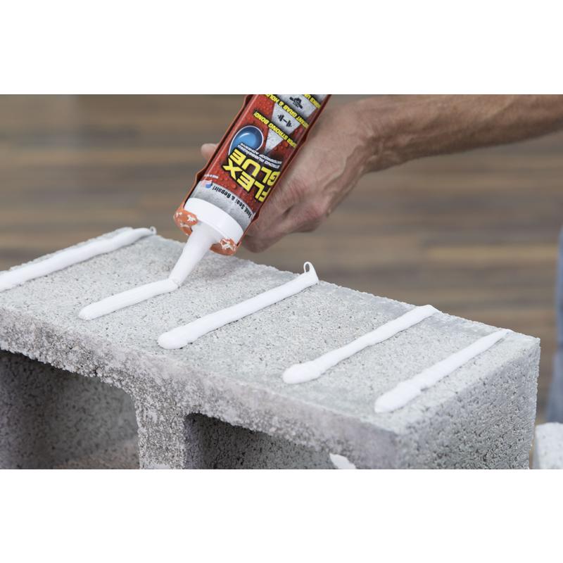 Flex Seal Family of Products Flex Glue White Rubberized Waterproof Adhesive 10